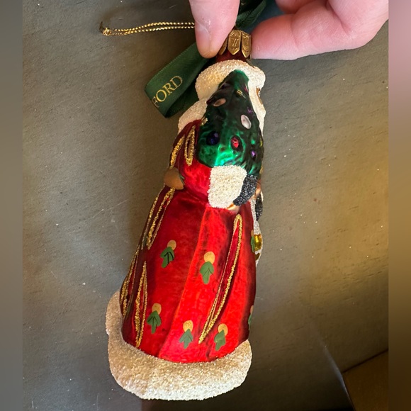 Waterford Crystal Holiday Heirlooms Christmas Ornament “Santa 2nd Edition" - Picture 10 of 15